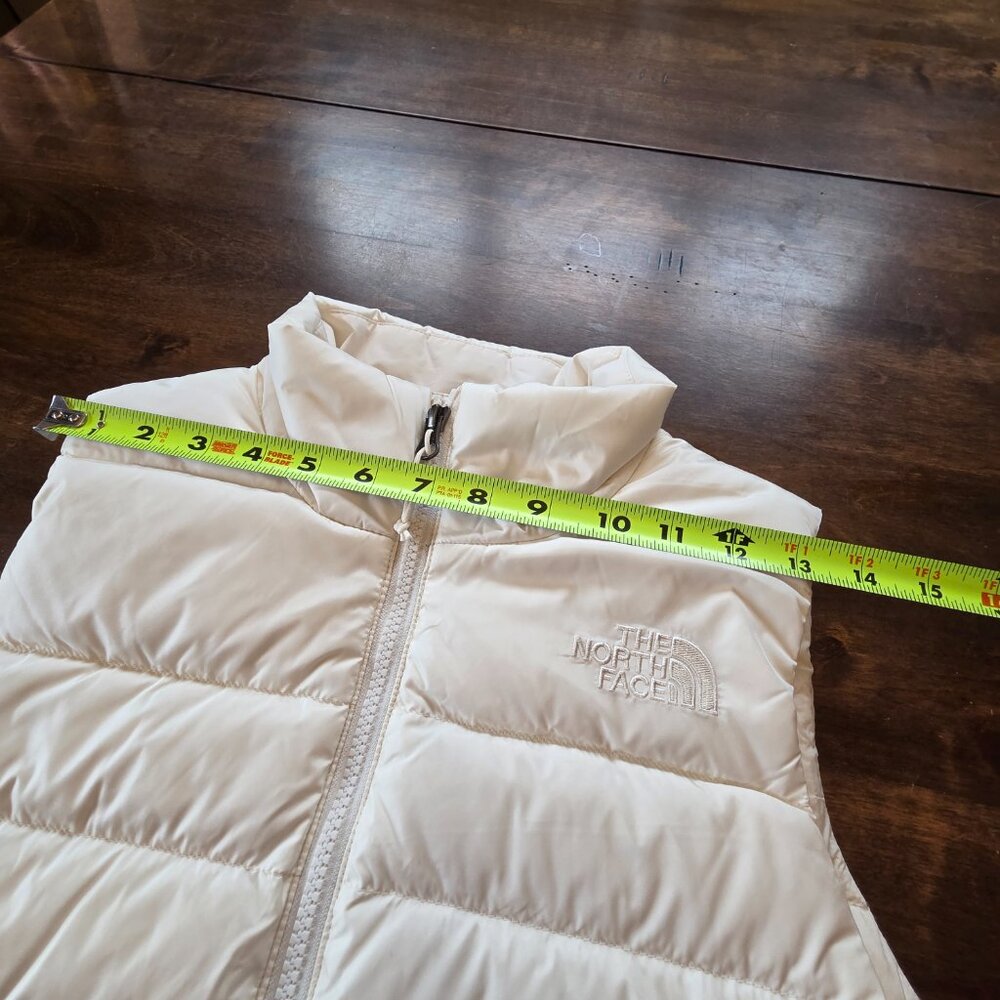 The North Face White Puffer Vest - Picture 8 of 10